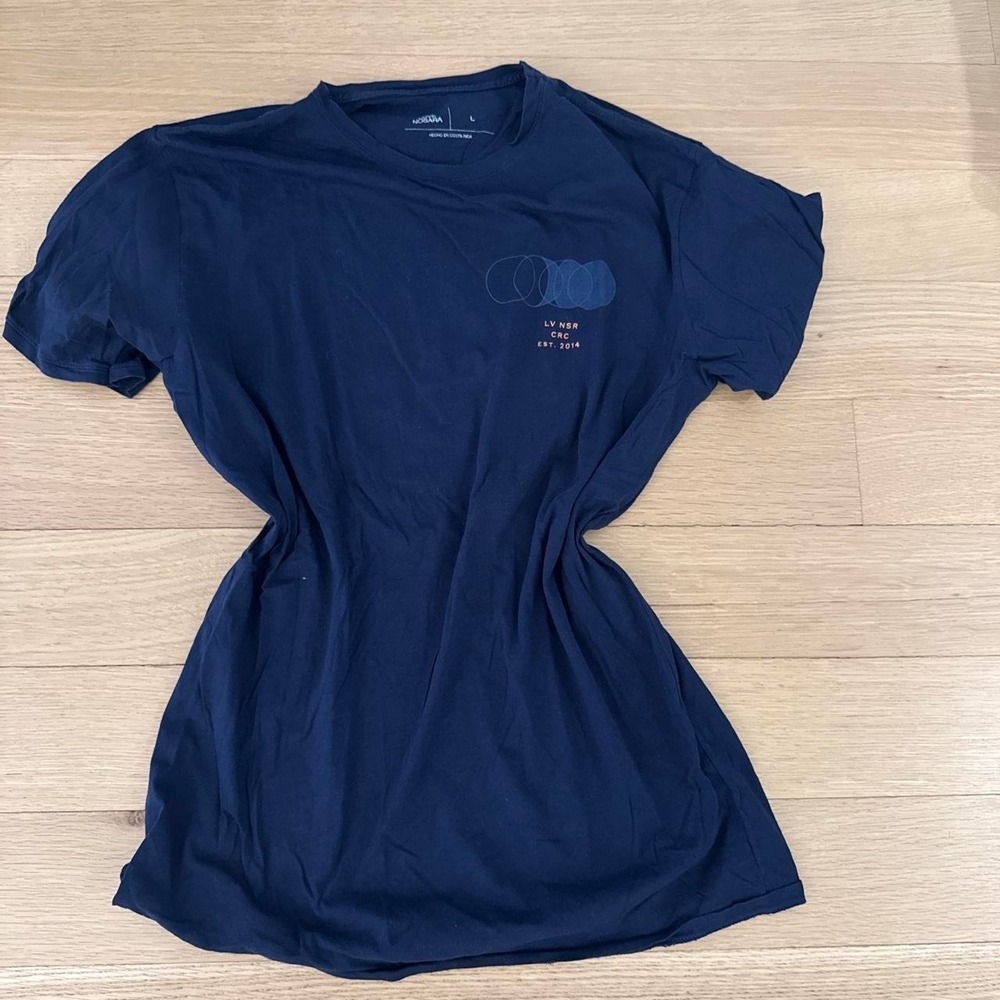 Navy Love Nosara tech t-shirt